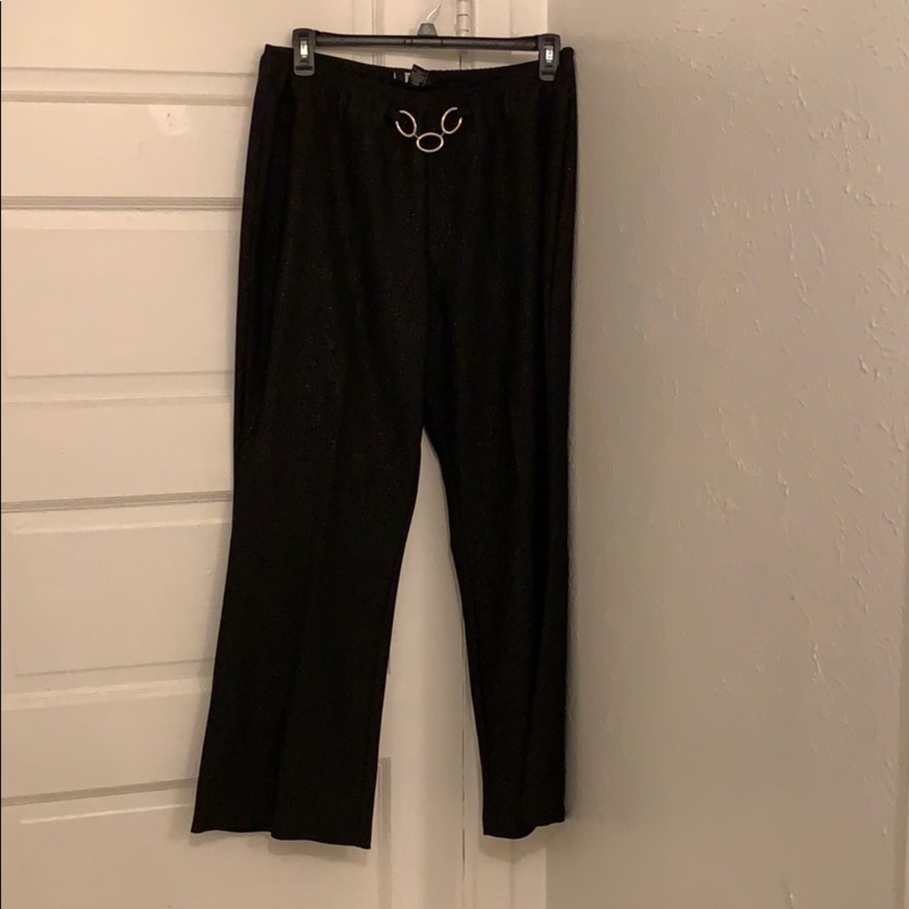 Studio 1940 black sparkly dress pants